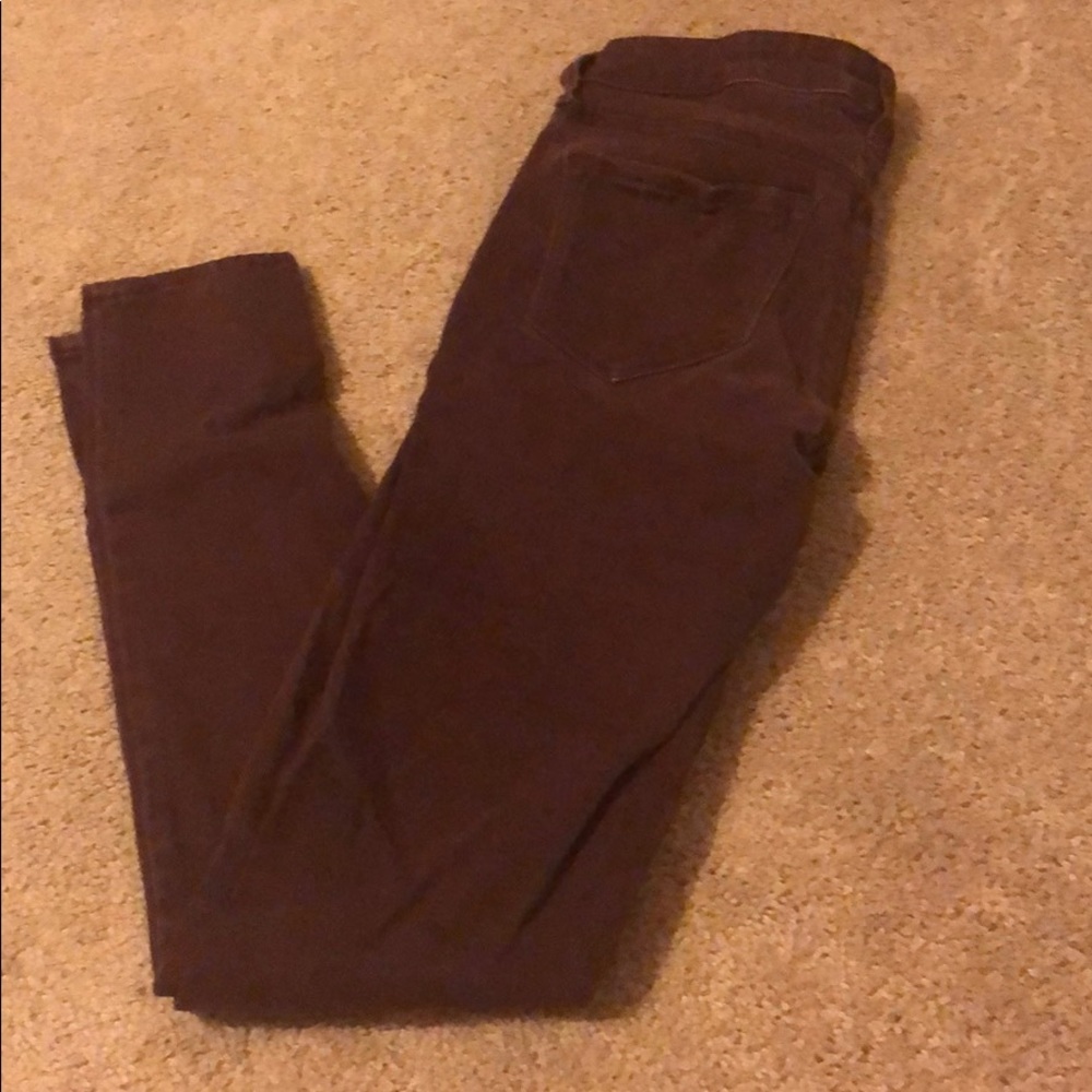 maroon pant